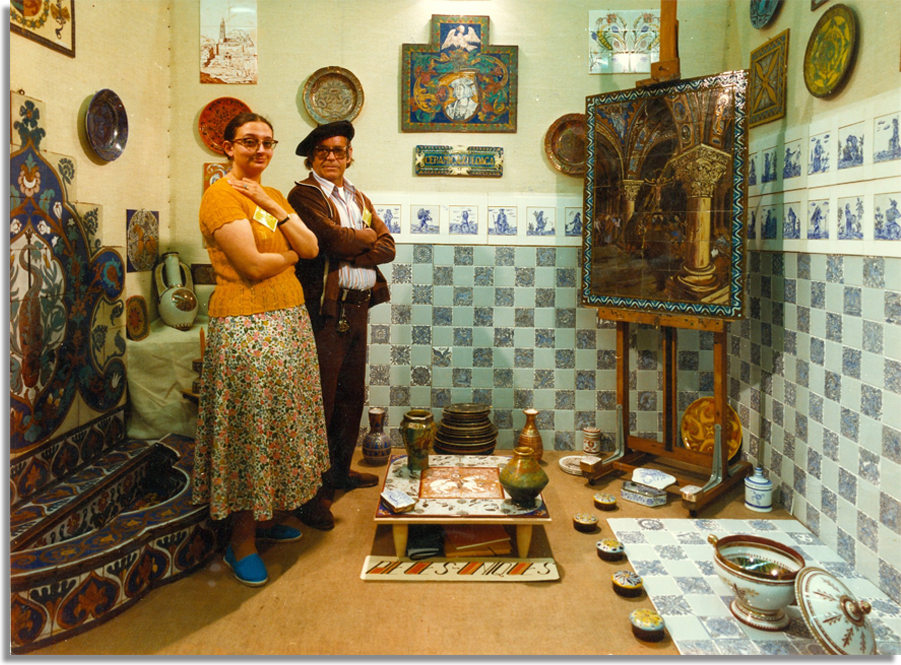 Danielle Khoyan y Daniel Zuloaga Olalla en “Les Metiers D´Arts”.